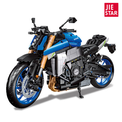 gsx s1000 motorcycle building kit - 2046 pcs | jie star - 4