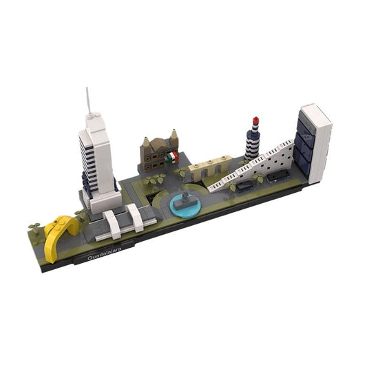 guadalajara skyline building set | moc-101685 - 5