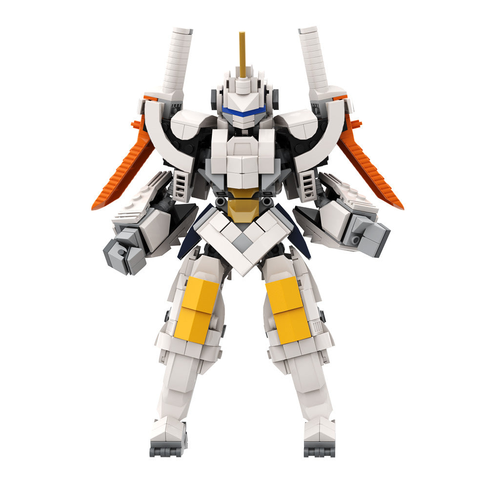 guardian robot warrior building set | lego compatible - 3