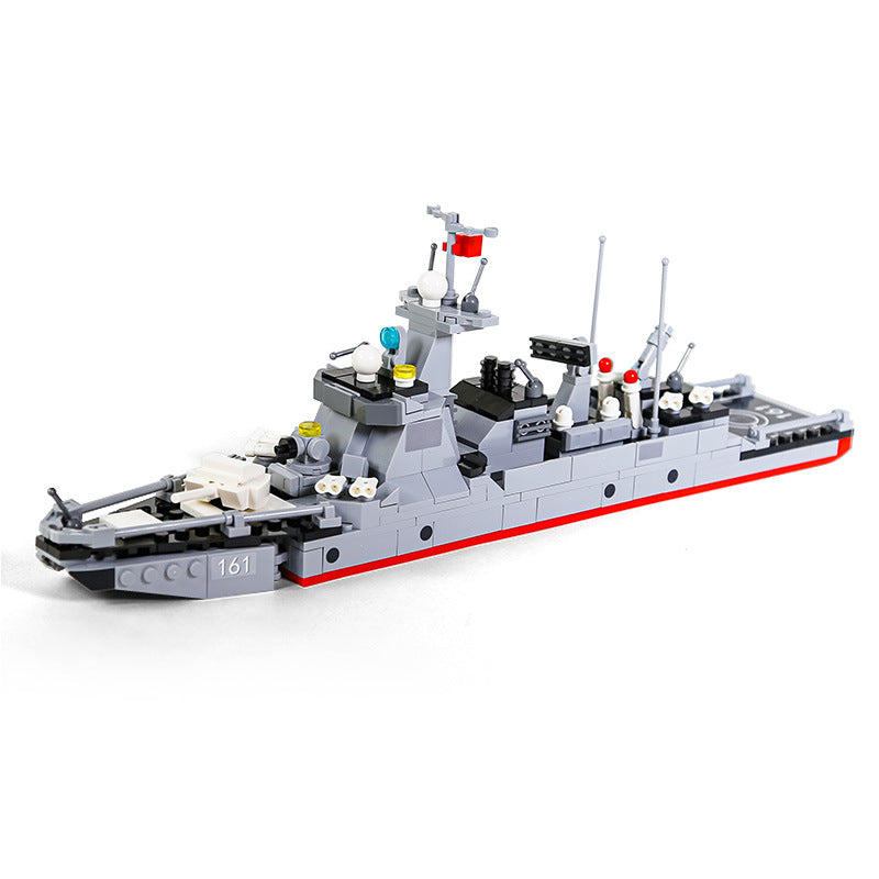 guided missile destroyer building blocks set - wange bricks - 3