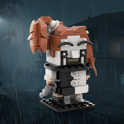 harley quinn art the clown building set | terrifier | lego compatible - 3