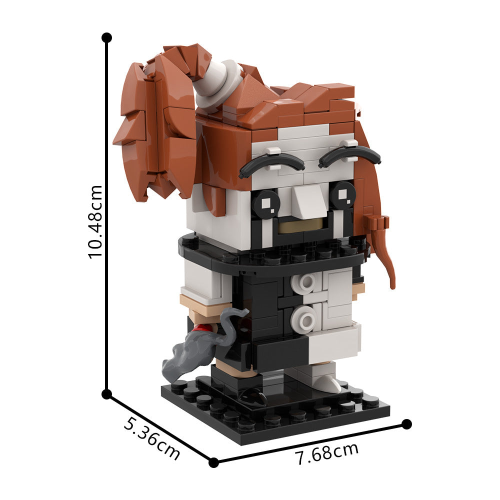 harley quinn art the clown building set | terrifier | lego compatible - 4