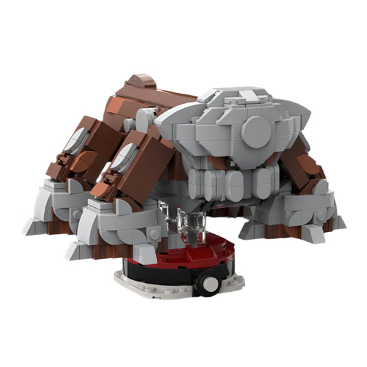 heatran brickheadz building set | pokèmon | moc-114490 - 1