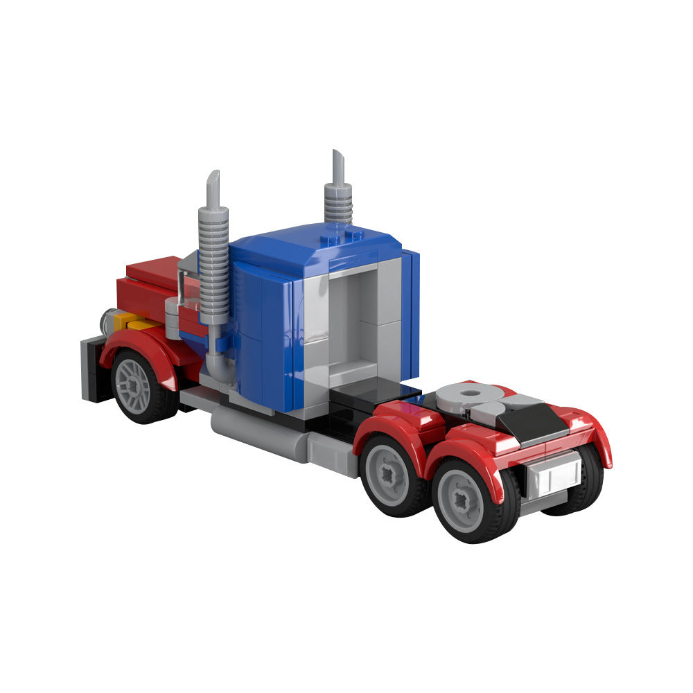 heavy redesign of 31146 - optimus prime | moc-19554 - 3