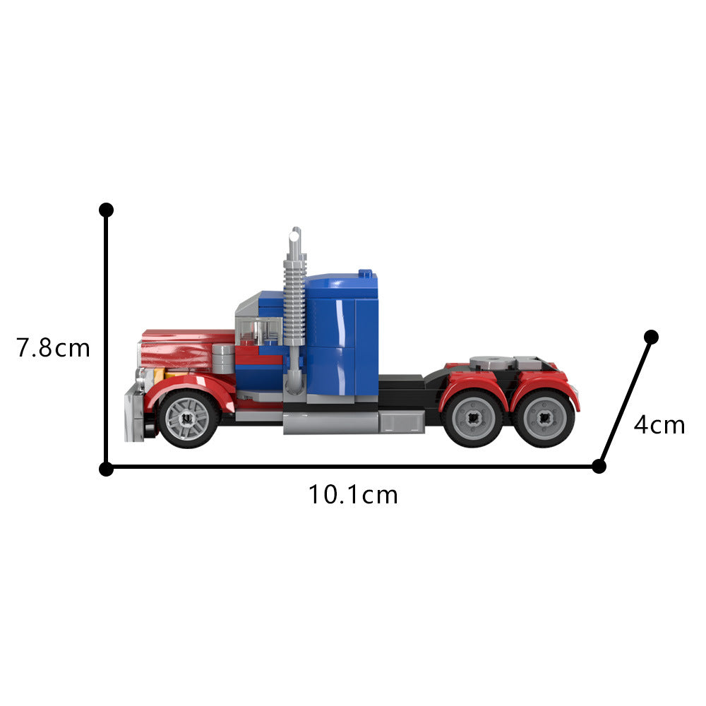 heavy redesign of 31146 - optimus prime | moc-19554 - 4
