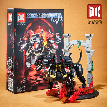 hell hound with light - 820 pcs | dk 7044 - 1