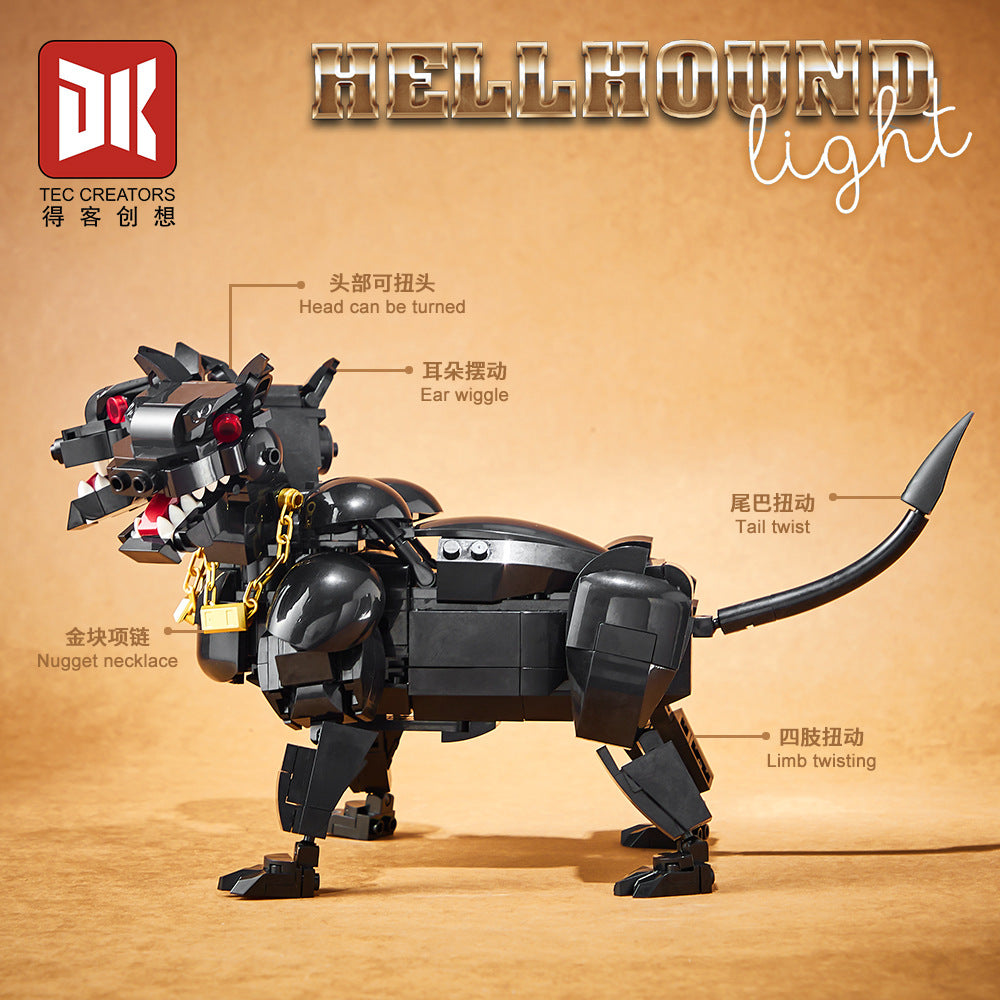 hell hound with light - 820 pcs | dk 7044 - 7