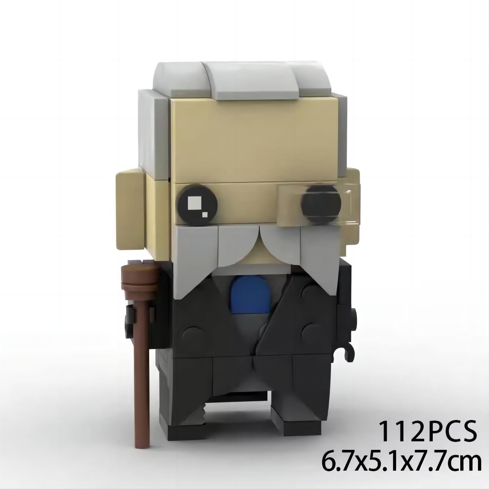 henry henderson brickheadz building set | spy x family | lego-compatible - 1