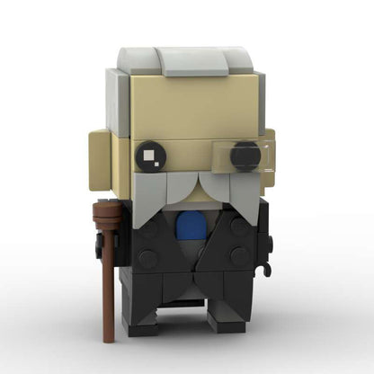 henry henderson brickheadz building set | spy x family | lego-compatible - 2