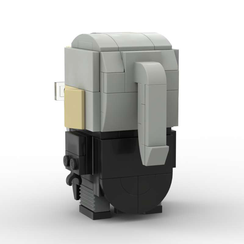 henry henderson brickheadz building set | spy x family | lego-compatible - 3