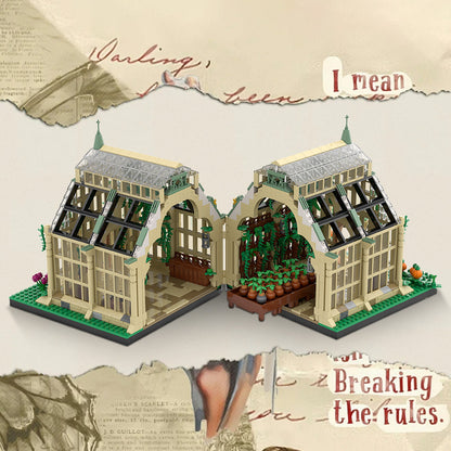 herbology greenhouse building set | harry potter | lego compatible - 1