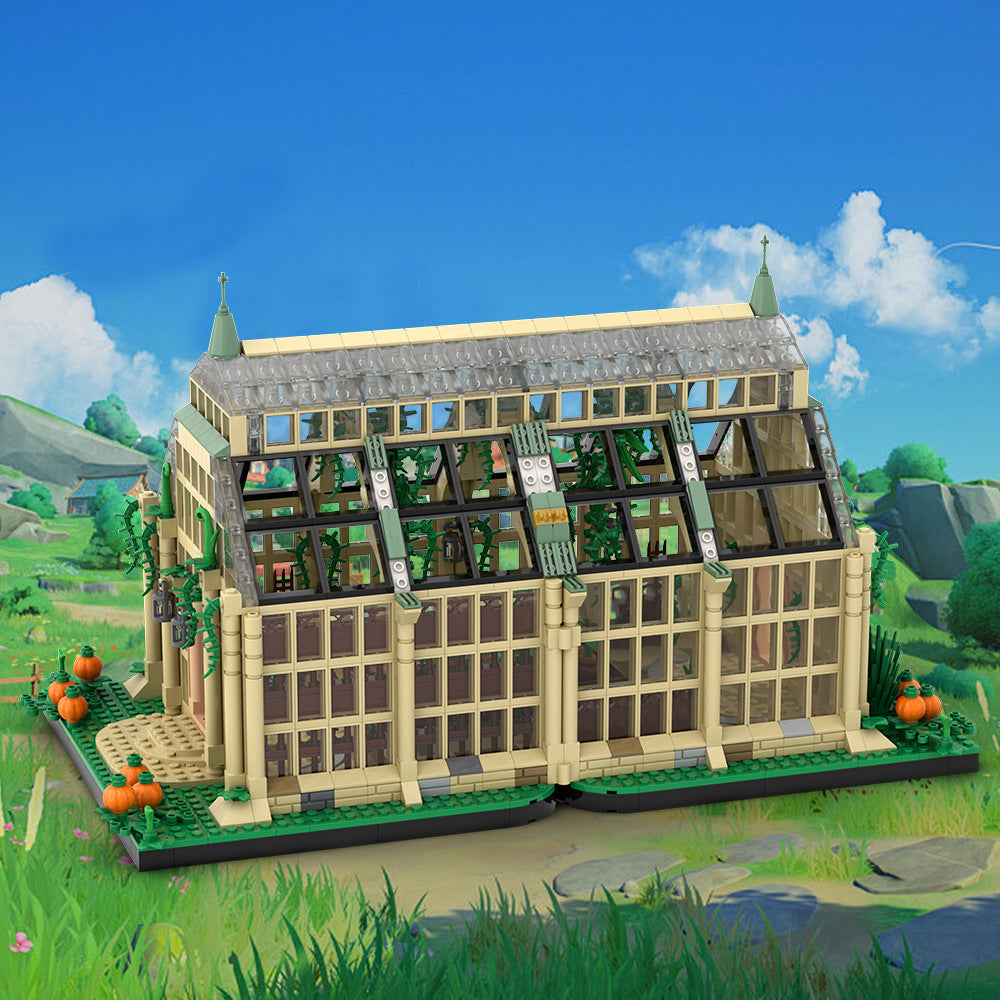 herbology greenhouse building set | harry potter | lego compatible - 3