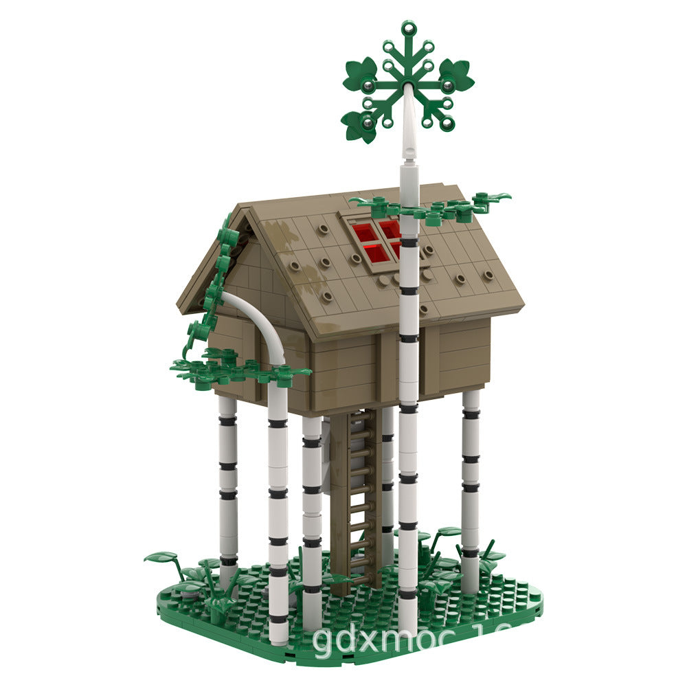 hereditary tree house building set | lego compatible - 5