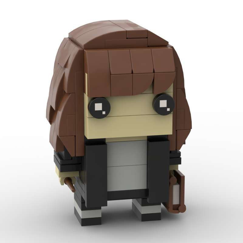 hermione granger brickheadz moc building set | harry potter | compatible with lego - 3