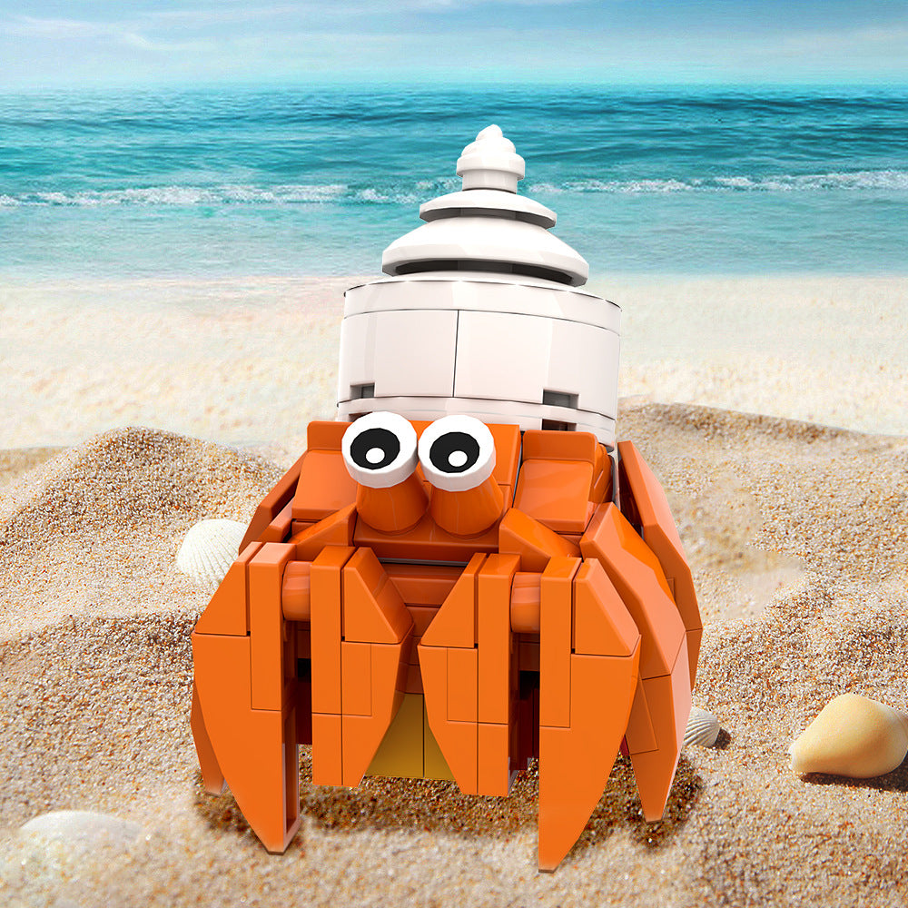 hermit crab building set | lego compatible - 1