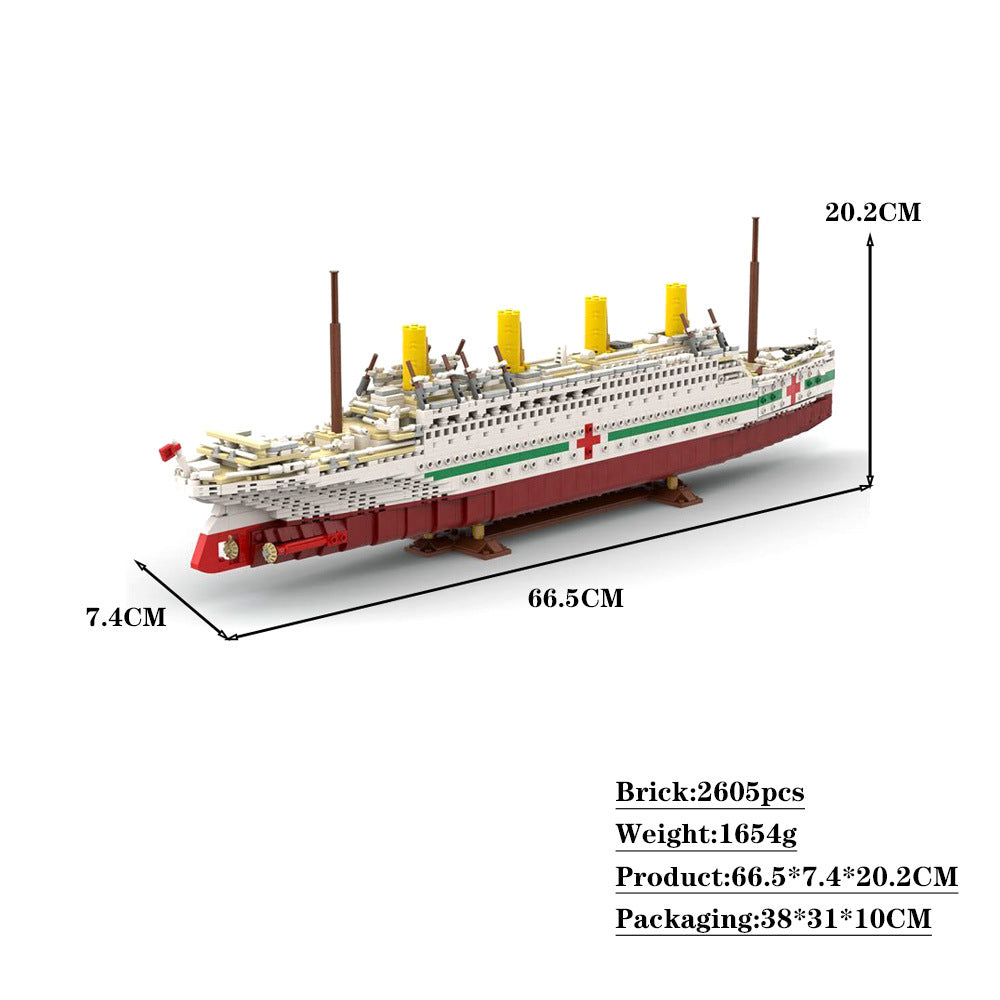 hmhs britannic building set | 1:400 | moc-175744 - 4
