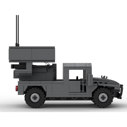 hmmwv avenger missile truck building set | moc-150074 - 3