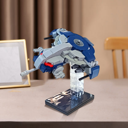 hmp droid wars gunship building set | lego compatible - 1