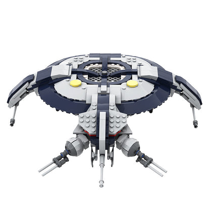 hmp droid wars gunship building set | lego compatible - 3