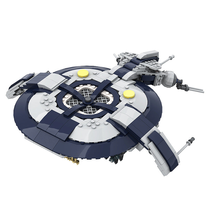 hmp droid wars gunship building set | lego compatible - 5