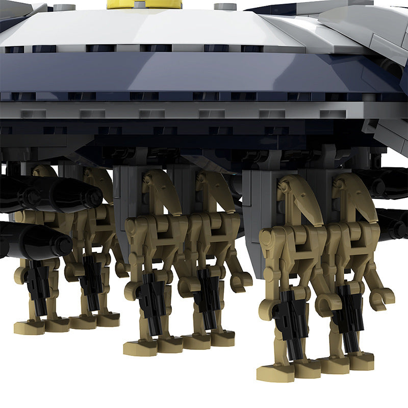 hmp droid wars gunship building set | lego compatible - 6