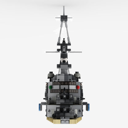 hms belfast 1939 refit building set | ww2 | moc-67092 - 3