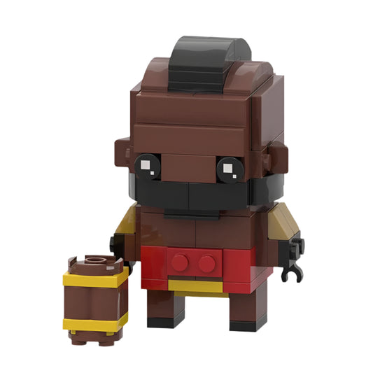 hog rider brickheadz moc set | clash royale | lego-compatible - 1
