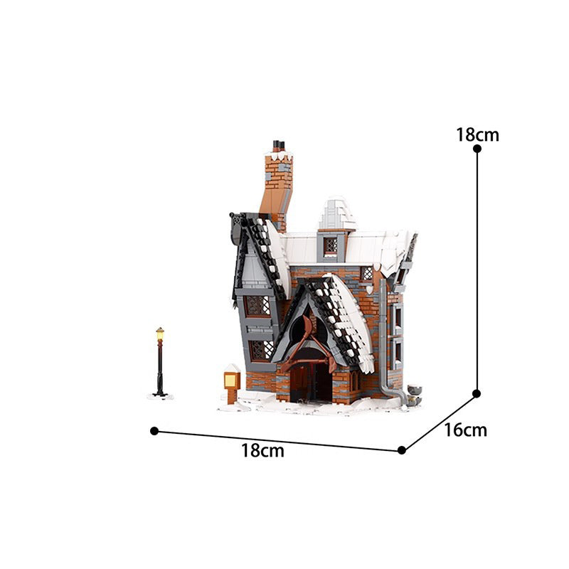 hogsmeade three broomsticks inn building set | moc-114446 - 2