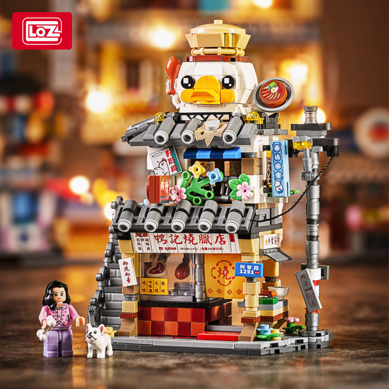 hong kong street view mini street view building blocks set - loz - 3