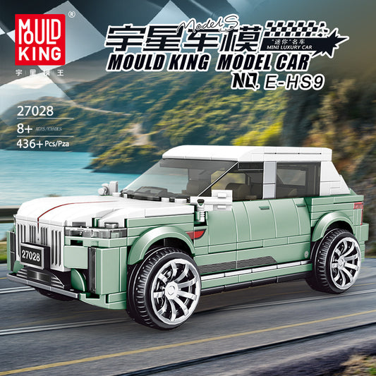 hongqi e-hs9 car building set - 436 pcs | mouldking 27028 - 1