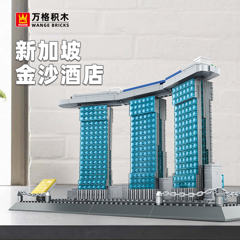 hotel royce singapore building blocks set - wange bricks 4217 - 1