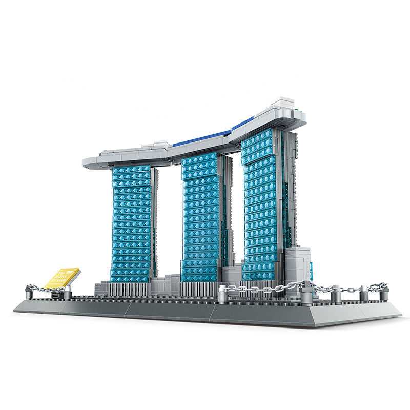 hotel royce singapore building blocks set - wange bricks 4217 - 5