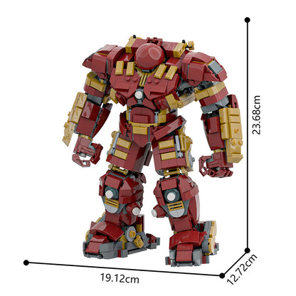 hulkbuster building set | iron man | lego compatible - 2