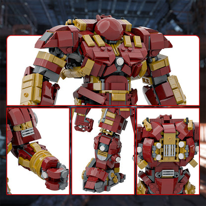 hulkbuster building set | iron man | lego compatible - 3