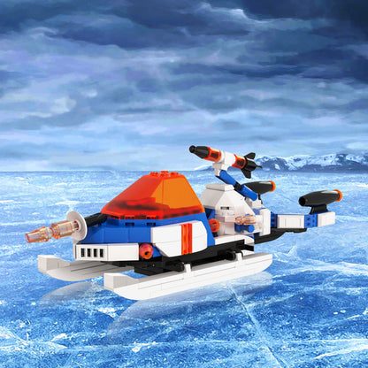 ice planet 2002 airspeeder building set | space champions | moc-190097 - 1