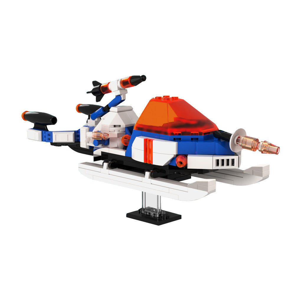 ice planet 2002 airspeeder building set | space champions | moc-190097 - 2