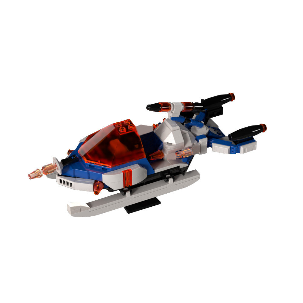 ice planet 2002 airspeeder building set | space champions | moc-190097 - 3