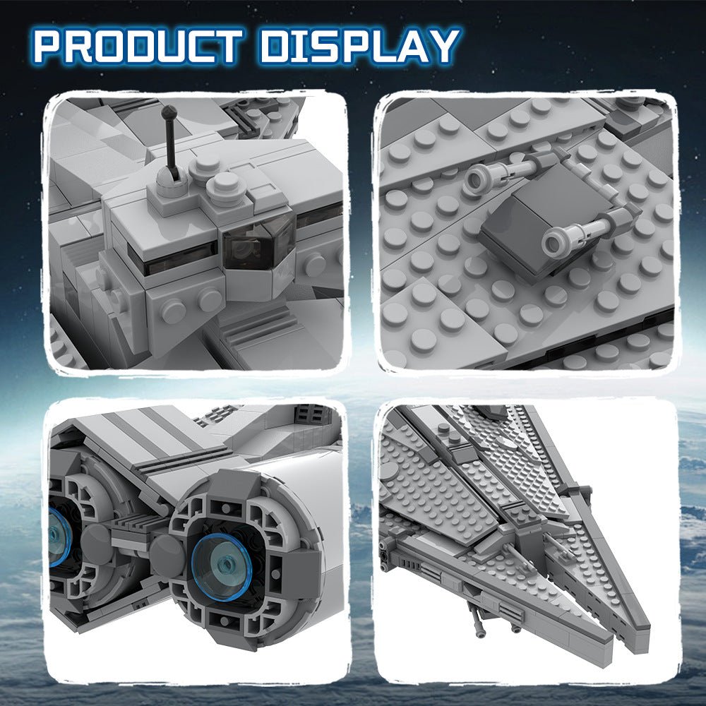 imperial arquitens class light cruiser building set | star wars | lego compatible - 2