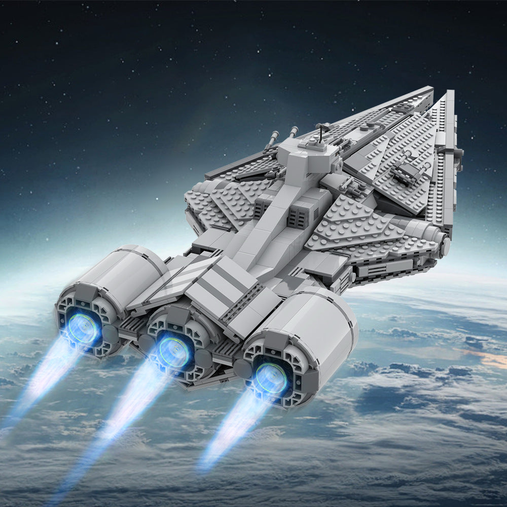 imperial arquitens class light cruiser building set | star wars | lego compatible - 3