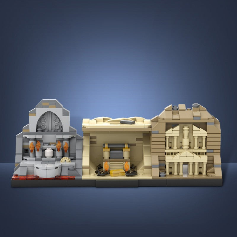 indiana jones trilogy building set | lego compatible - 1