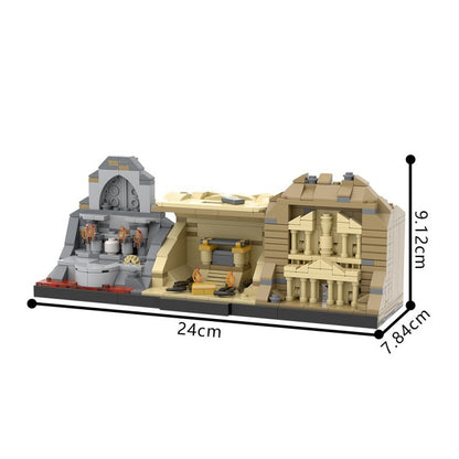 indiana jones trilogy building set | lego compatible - 4