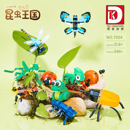 insect kingdom 2 in 1 - 946 pcs | dk 7004 - 2