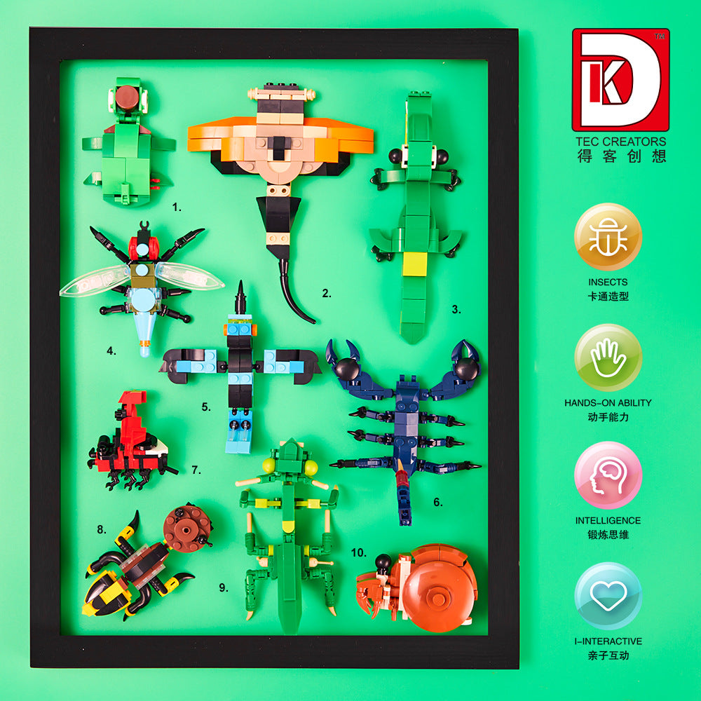 insect kingdom 2 in 1 - 946 pcs | dk 7004 - 6