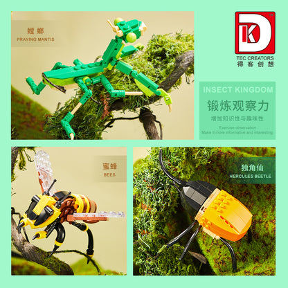 insect kingdom 2 in 1 - 946 pcs | dk 7004 - 9