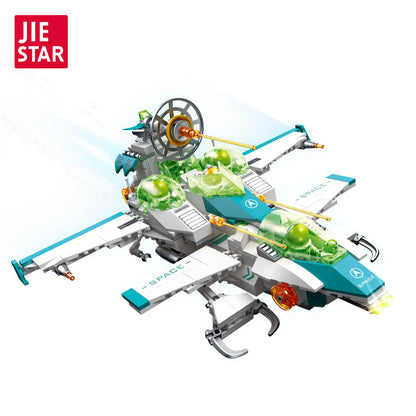 interstellar wanderer spaceship 6 in 1 - 653 pcs | jiestar 58011 - 4