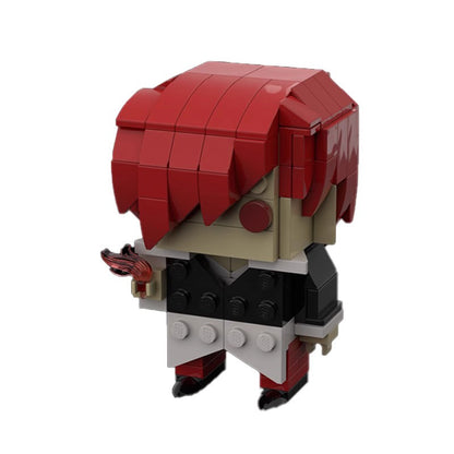 iori yagmai brickheadz building set | king of fighter | moc-83730 - 1