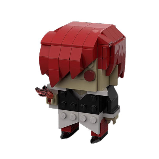 iori yagmai brickheadz building set | king of fighter | moc-83730 - 1
