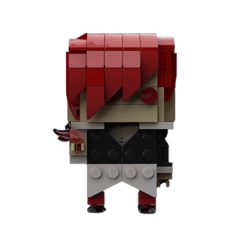iori yagmai brickheadz building set | king of fighter | moc-83730 - 2