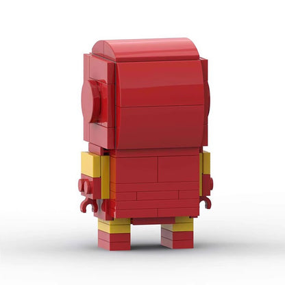 iron man moc brickheadz style set | lego-compatible 122pcs - 3