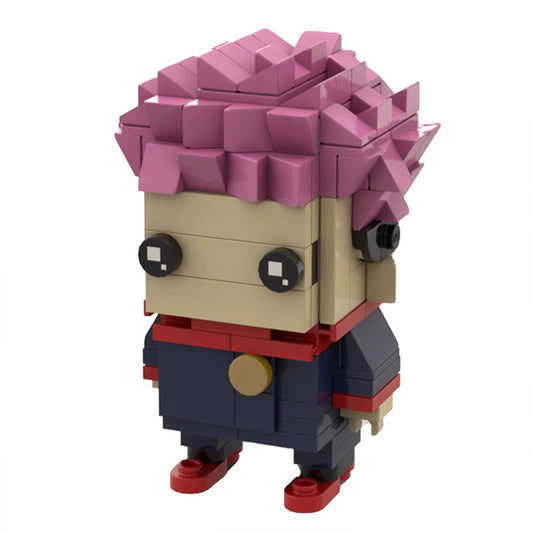 itadori yuji brickheadz building set | moc-104023 - 2